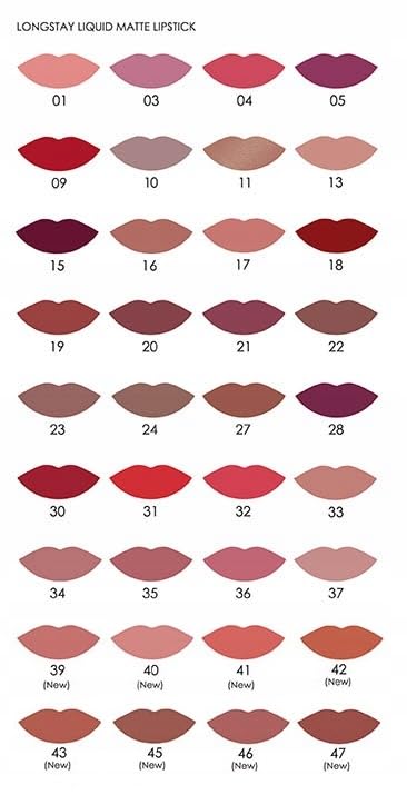 Golden Rose Longstay Liquid Matte Lipstick No:09 - Vibrant Color | Matte Finish