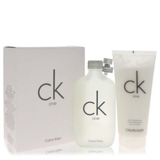 Calvin Klein CK One Gift Set for Men – 6.7 oz Eau de Toilette + 6.7 oz Body Moisturizer Health & Beauty > Personal Care > Fragrances Calvin Klein