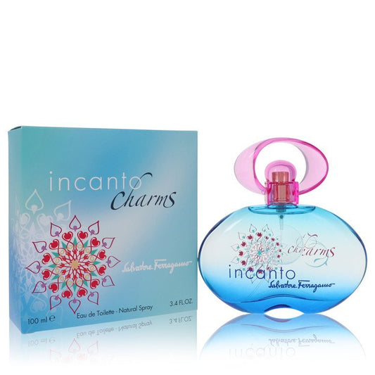 Incanto Charms by Salvatore Ferragamo Eau De Toilette Spray 3.4 oz (Women) Salvatore Ferragamo Salvatore Ferragamo