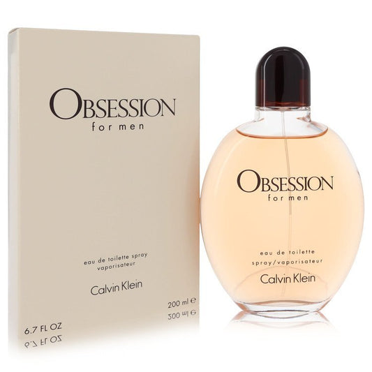 Calvin Klein Obsession Eau de Toilette Spray 6.7 oz for Men Health & Beauty > Personal Care > Fragrances Calvin Klein