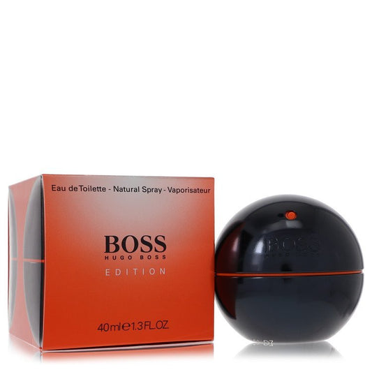Boss In Motion Black by Hugo Boss Eau De Toilette Spray 1.3 oz (Men) Hugo Boss Hugo Boss