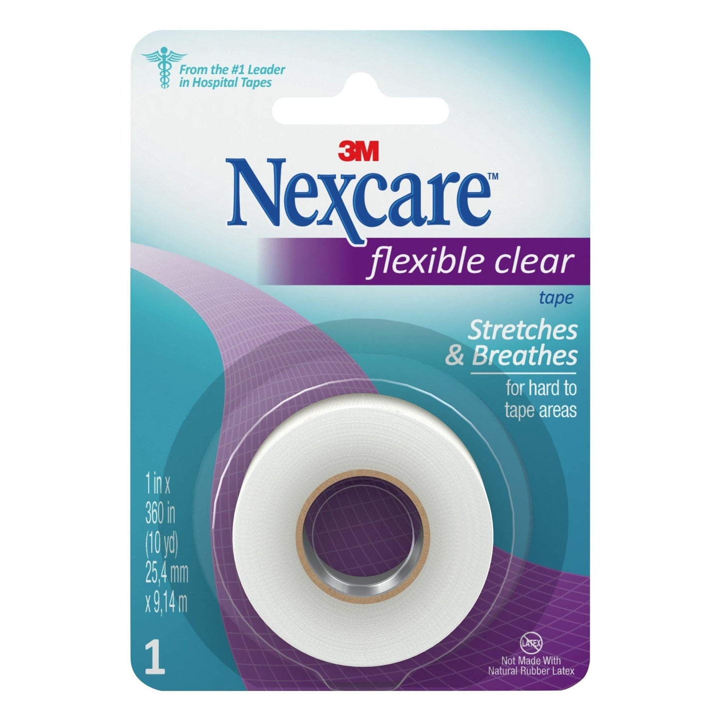 Nexcare First Aid Tape, Flexible, Clear, 1, Pk24 First Aid Pasteur Pharmacy