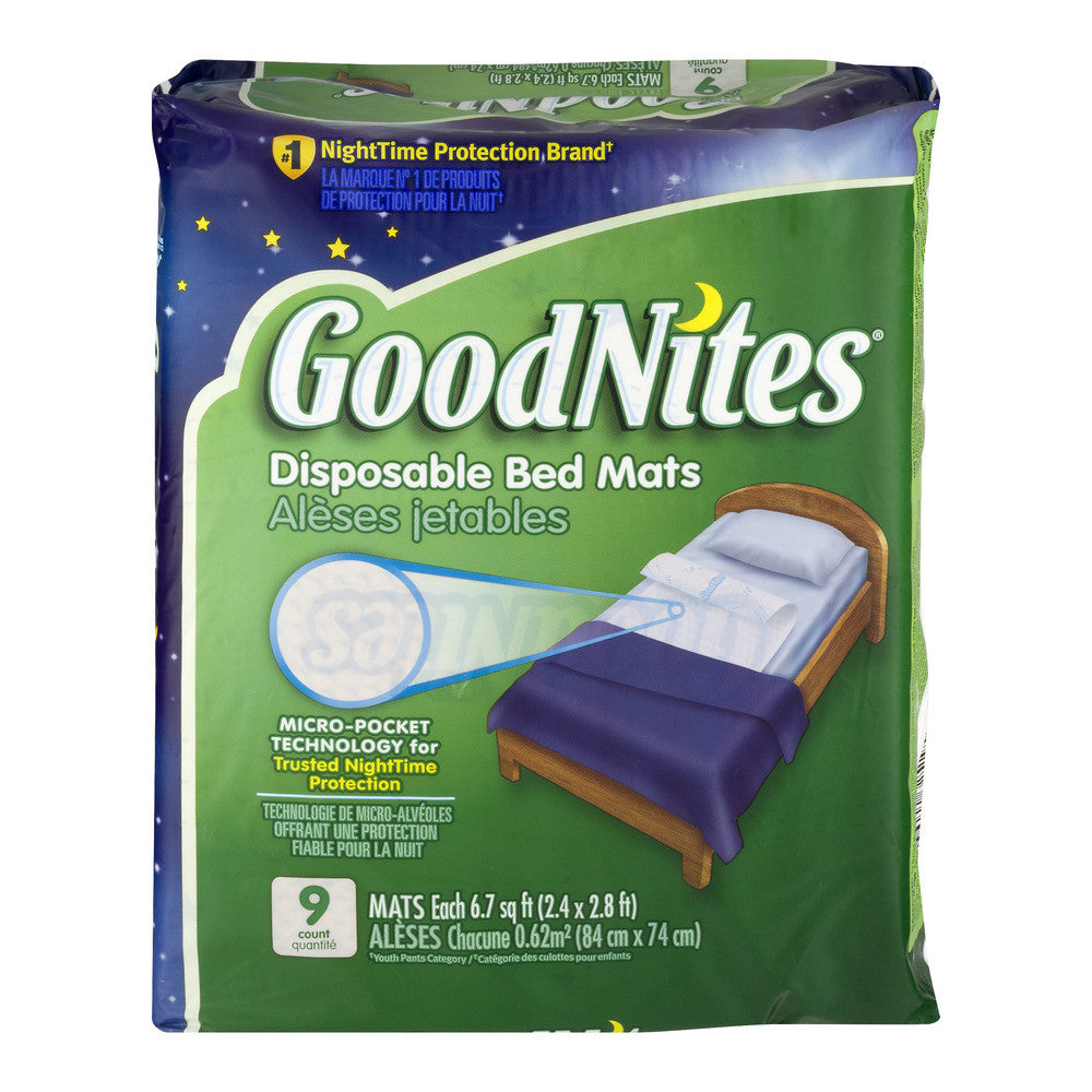 GoodNites® Disposable Bed Mats - 2.4 X 2.8 Ft Baby & Toddler Pasteur Pharmacy