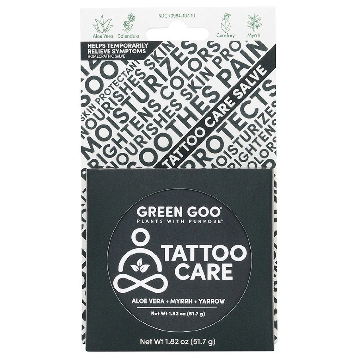 Green Goo Salve Tattoo Care Tin Large, 1.82 Oz