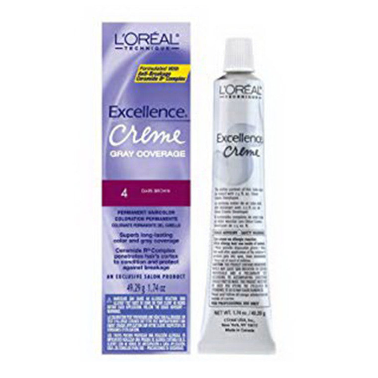 L'Oreal Excellence Creme Coloración Permanente 4 CASTAÑO OSCURO