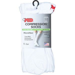 MD Plus Microfiber Over-the-Calf Compression Socks Health & Beauty Pasteur Pharmacy