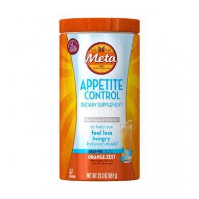 Meta Appetite Control, Orange Zest, Fiber Powder 23.3 Oz