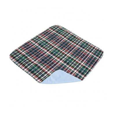 Essential Medical Quik-Sorb Reusable Underpad, Plaid, 24 X 36 Personal Care Pasteur Pharmacy