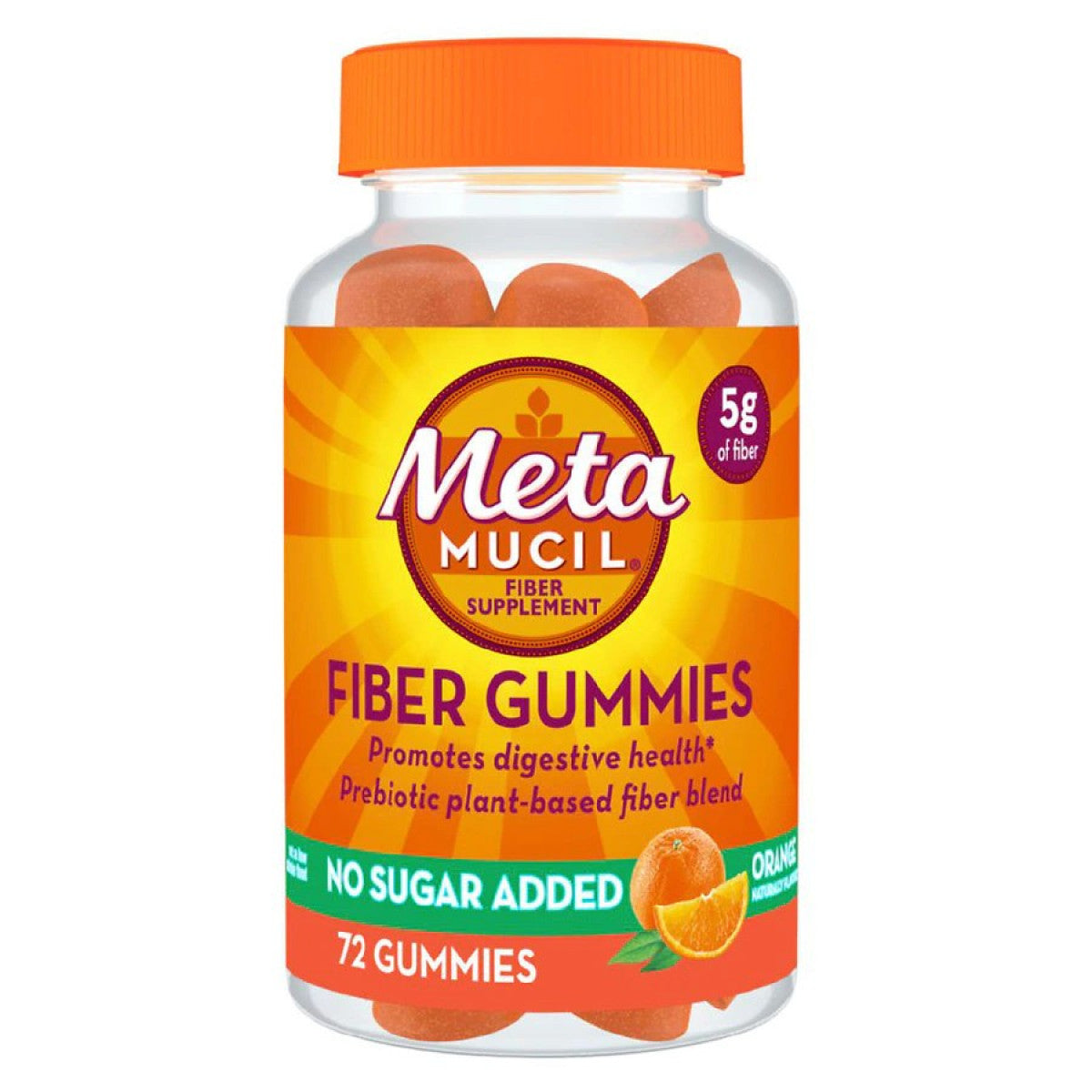 Metamucil Fiber Supplement Gummies, Sugar Free Orange Flavor Health & Beauty Pasteur Pharmacy
