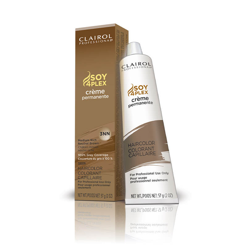 Clairol Crème Perm Cr Me Permanent 3NN Medium Rich Neutral Brown , 2 Oz