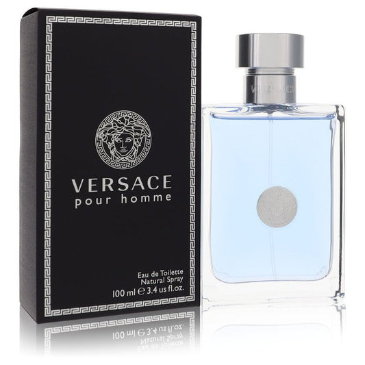 Versace Pour Homme by Versace Eau De Toilette Spray 3.4 oz (Men) Versace Versace