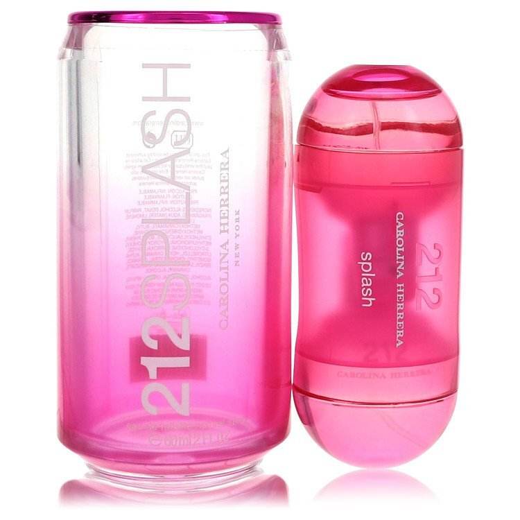 212 Splash by Carolina Herrera Eau De Toilette Spray (Pink) 2 oz (Women) Carolina Herrera Carolina Herrera