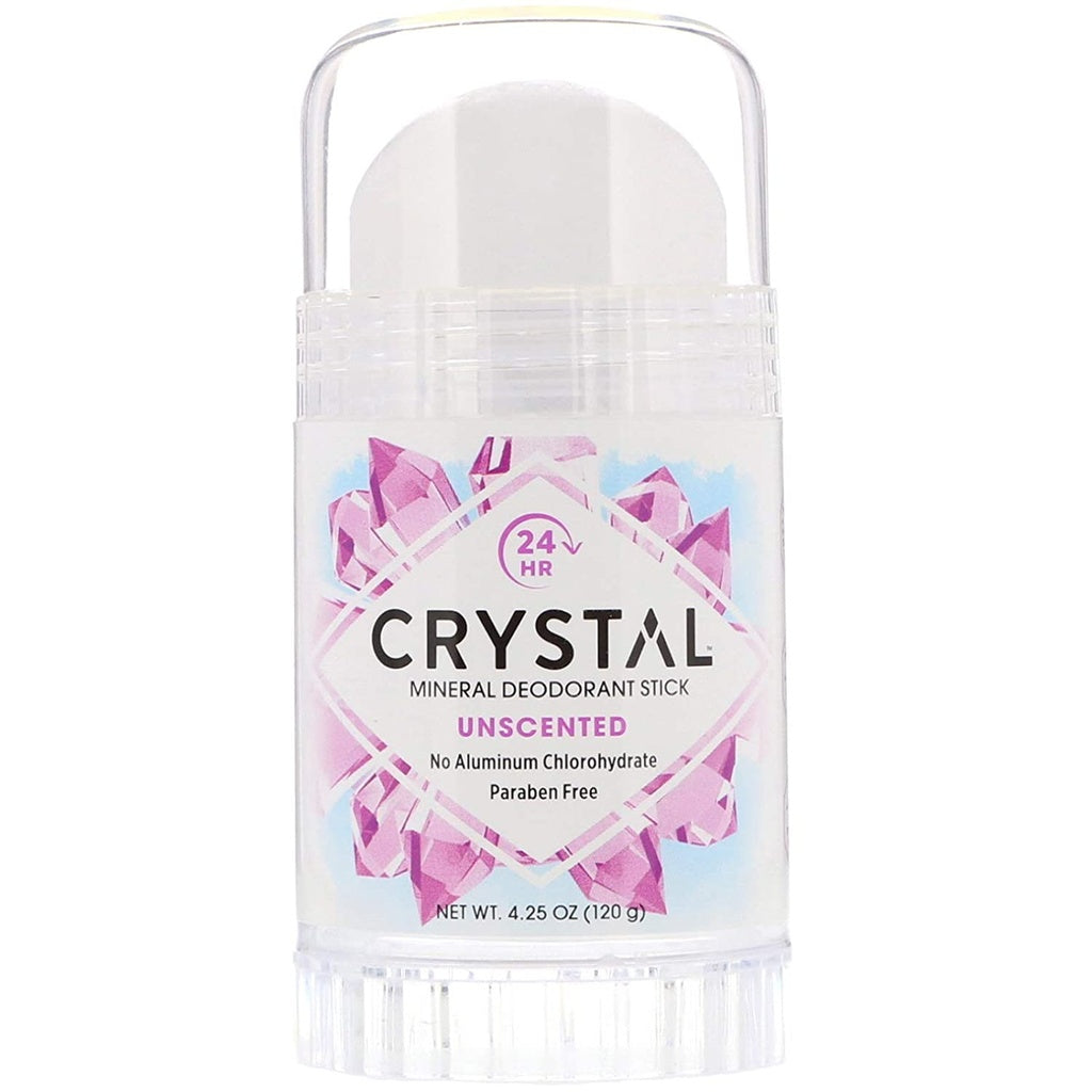 Crystal Body Deodorant Unscented Stick 4.25 Oz Deodorant Pasteur Pharmacy