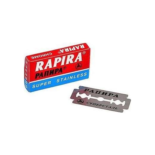 Rapira Chrome Stainless Double Edge Razor Blades - 5 Pack Razor Blades Pasteur Pharmacy