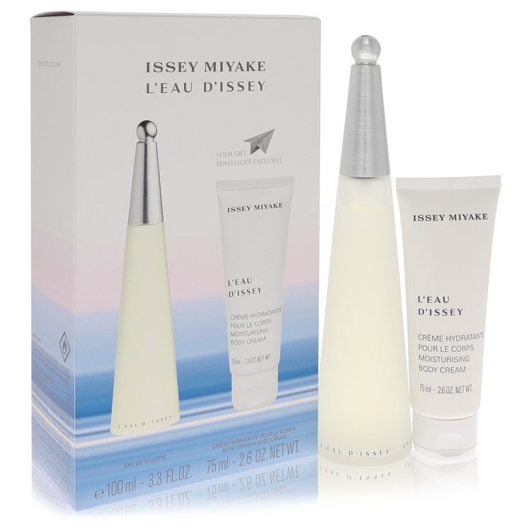L'EAU D'ISSEY (issey Miyake) by Issey Miyake Gift Set -- 3.3 oz Eau DeToilette Spray + 2.6 oz Body Cream (Women) Issey Miyake Issey Miyake