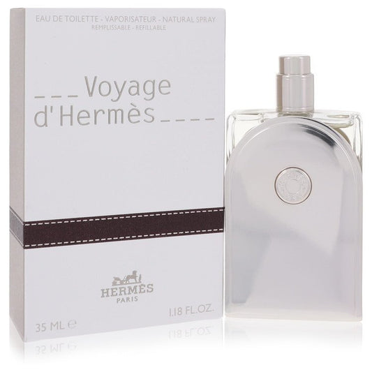 Voyage D'Hermes by Hermes Eau De Toilette Spray Refillable (Unisex) 1.18 oz (Men) Hermes Hermes