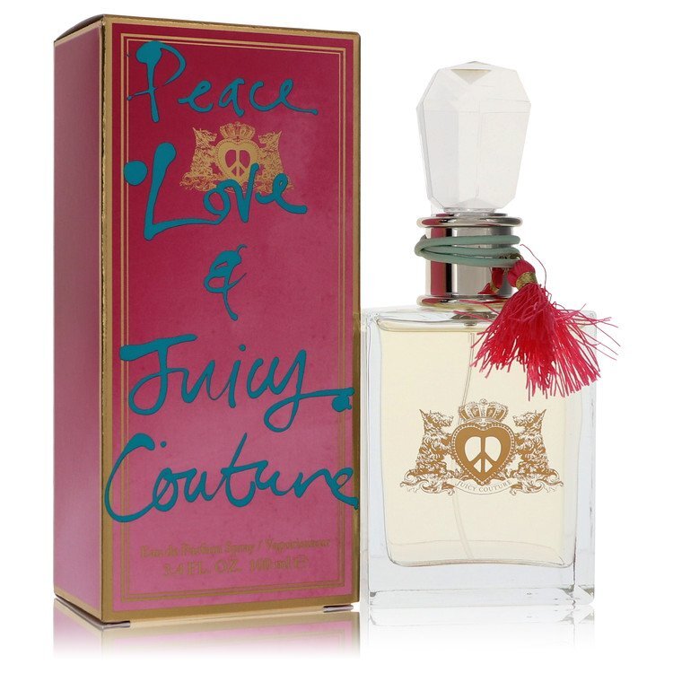 Peace Love & Juicy Couture by Juicy Couture Eau De Parfum Spray 3.4 oz (Women) Juicy Couture Juicy Couture