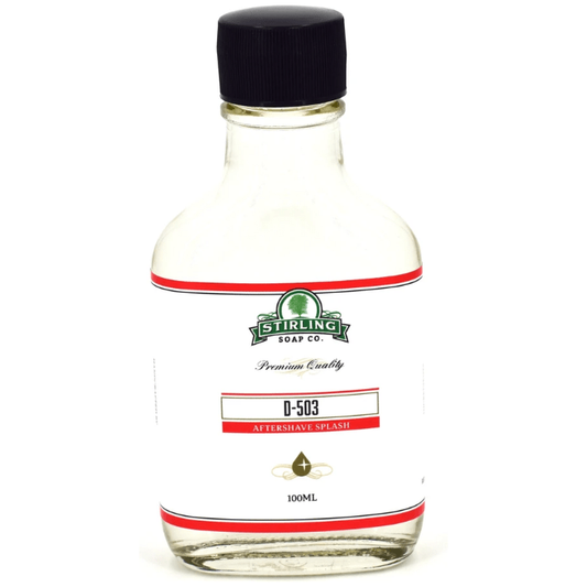 Stirling Soap Co. D-503 Shaving Collection Shaving Set Pasteur Pharmacy Aftershave Splash 3.3oz