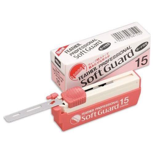 Feather Razor Spare Blade Psf-15 Soft Guard 15 Pieces Shaving & Grooming Pasteur Pharmacy