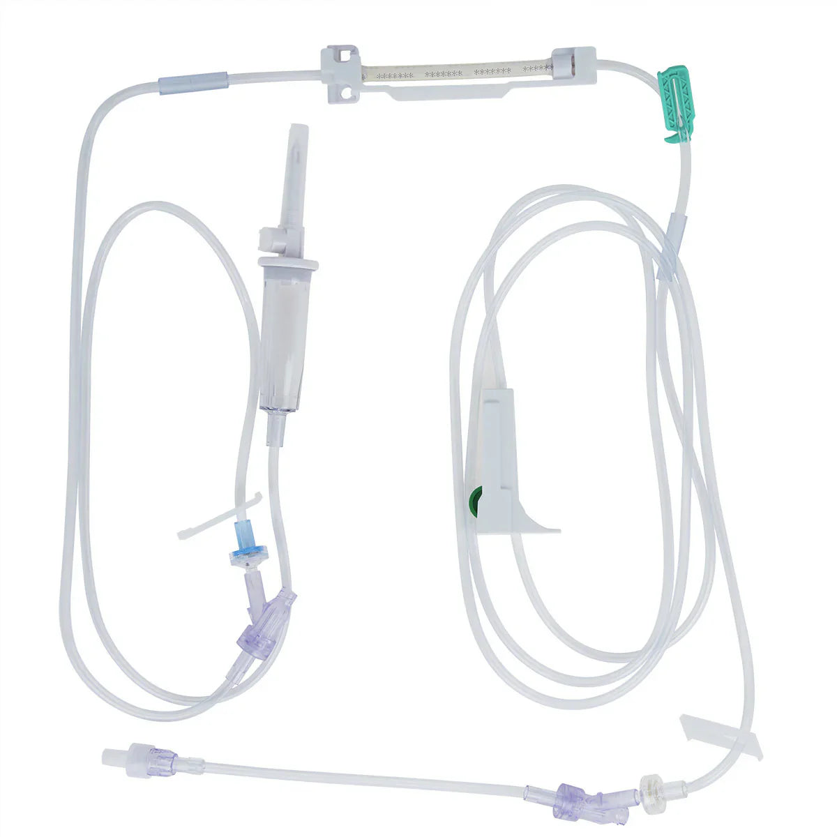 Universal Pump IV Administration Set with CARESITE Needle-Free Connector, Case of 24 Medical Supplies Pasteur Pharmacy