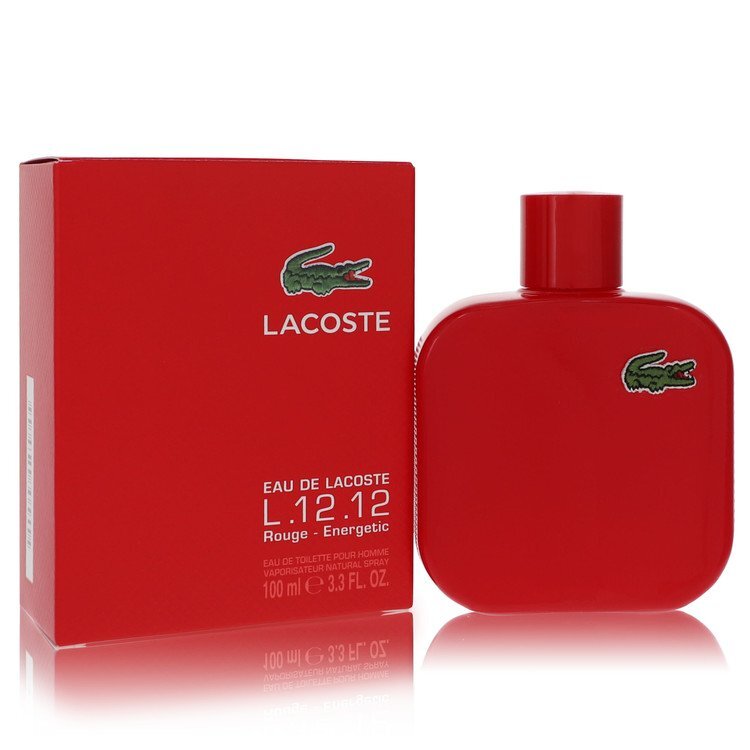 Lacoste Eau De Lacoste L.12.12 Rouge by Lacoste Eau De Toilette Spray 3.3 oz (Men) Lacoste Lacoste