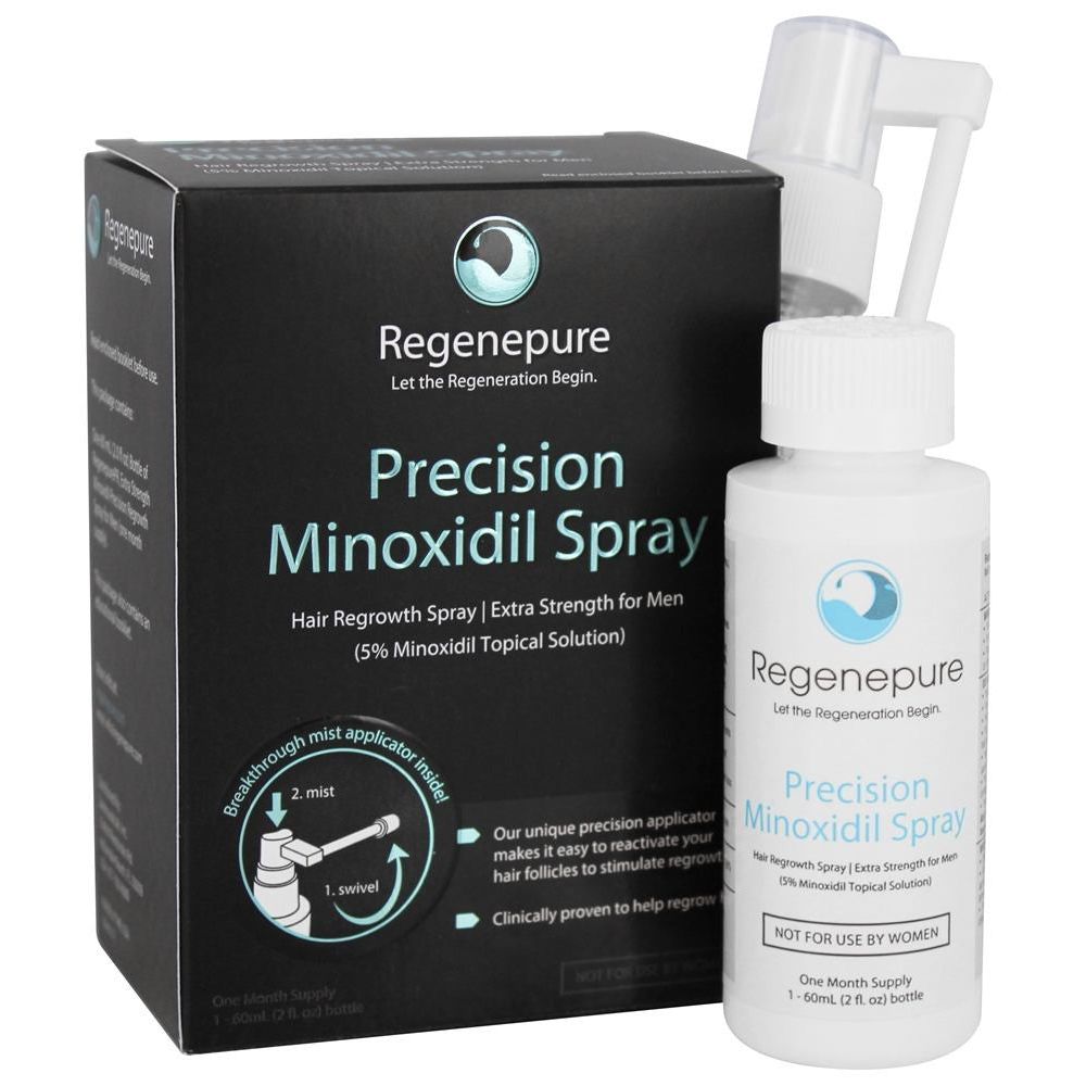 Spray Minoxidil Extra Fort Regenepure Precision pour hommes - 60 ml
