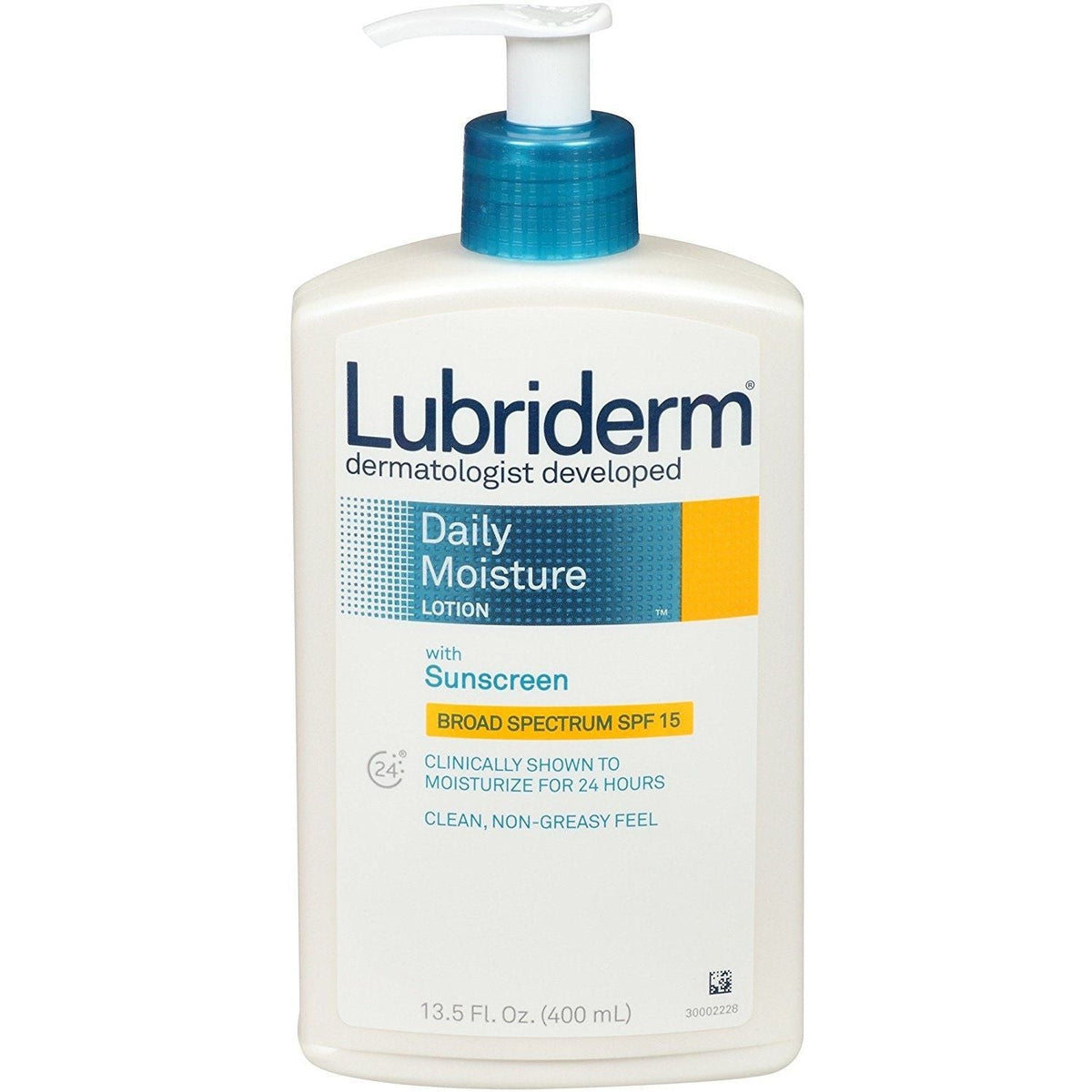 Lubriderm Daily Moisture Lotion SPF 15 Moisturizer 13.5 Oz
