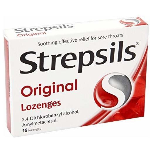 Strepsils Original Antiseptic Action 16 Lozenges Lozenges Pasteur Pharmacy