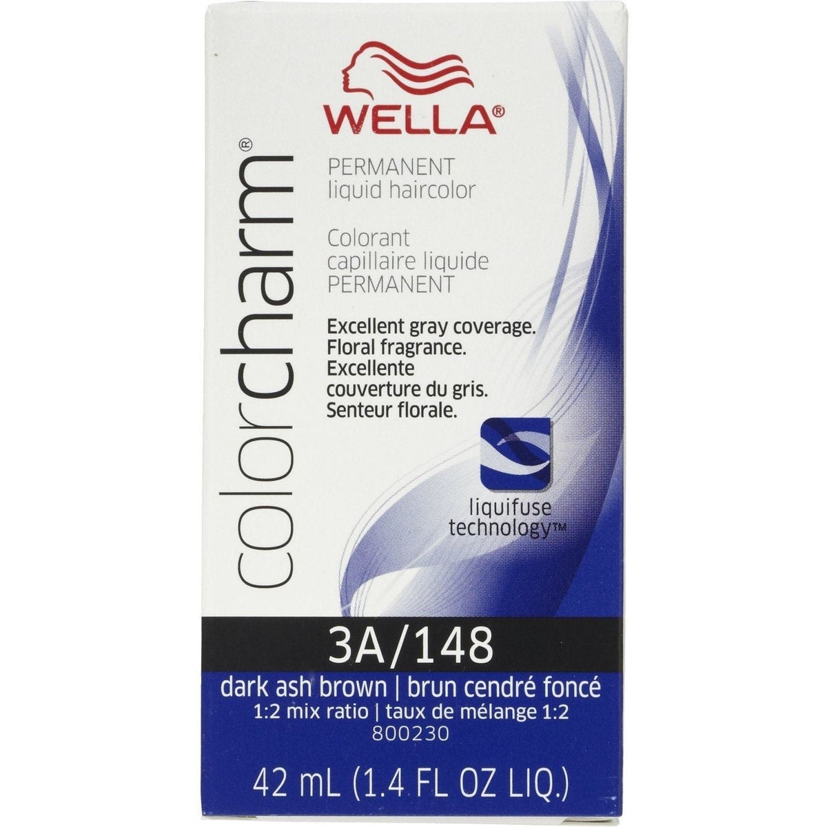 Wella Color Charm Coloración Líquida Permanente - 3A/148 Castaño Cenizo Oscuro