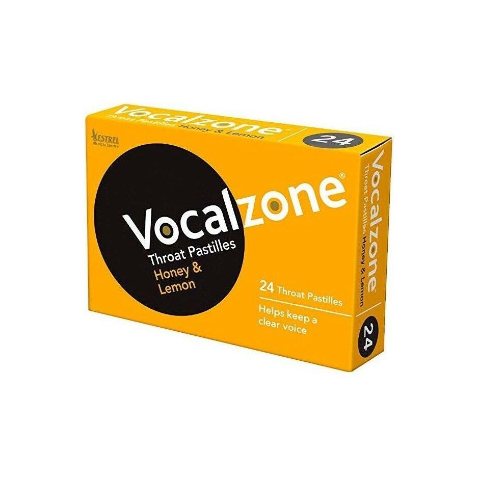 Pastilles pour la gorge Vocalzone Miel et Citron 24 pastilles