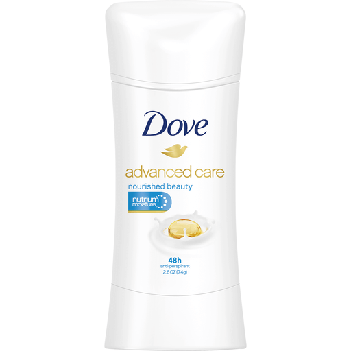 Dove Advanced Care Antiperspirant Deodorant Nourished Beauty, 2.6 Oz