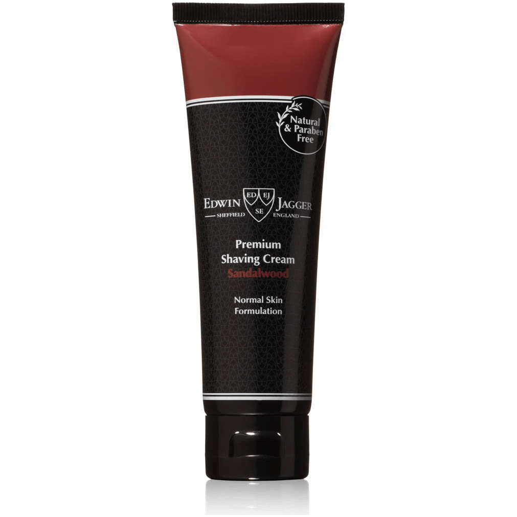 Edwin Jagger Sandalwood Premium Shaving Cream Tube 2.5 Oz Shaving Cream Pasteur Pharmacy