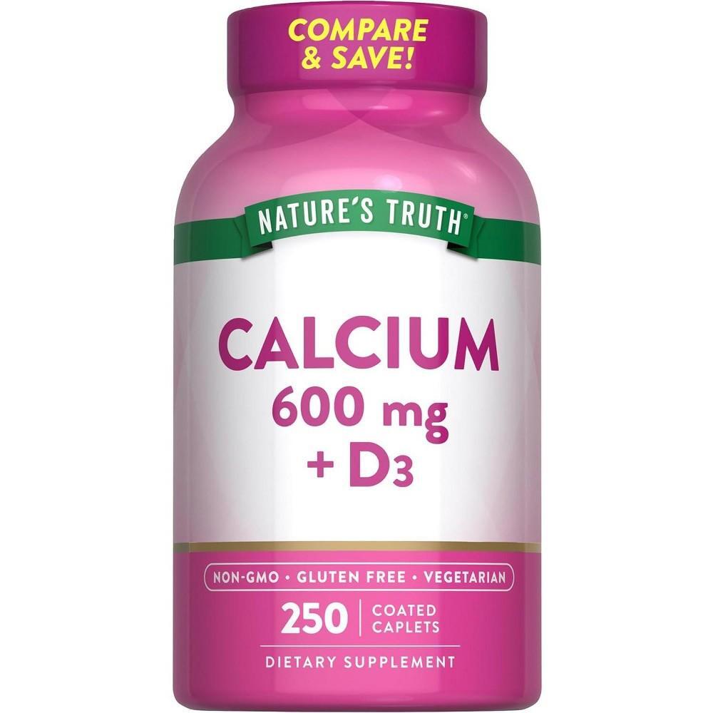 Nature's Truth Calcium 600 Mg Plus Vitamin D3 Vitamins & Supplements Pasteur Pharmacy