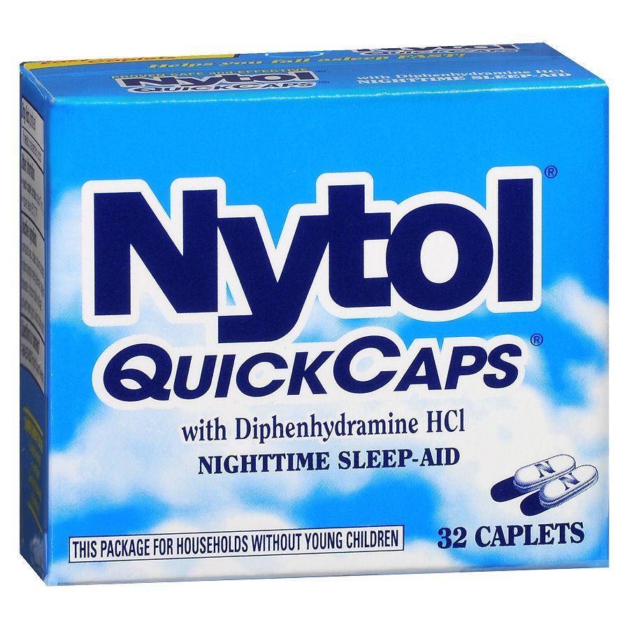 Nytol Quick Caps Nighttime Sleep Aid Medicine Cabinets Pasteur Pharmacy