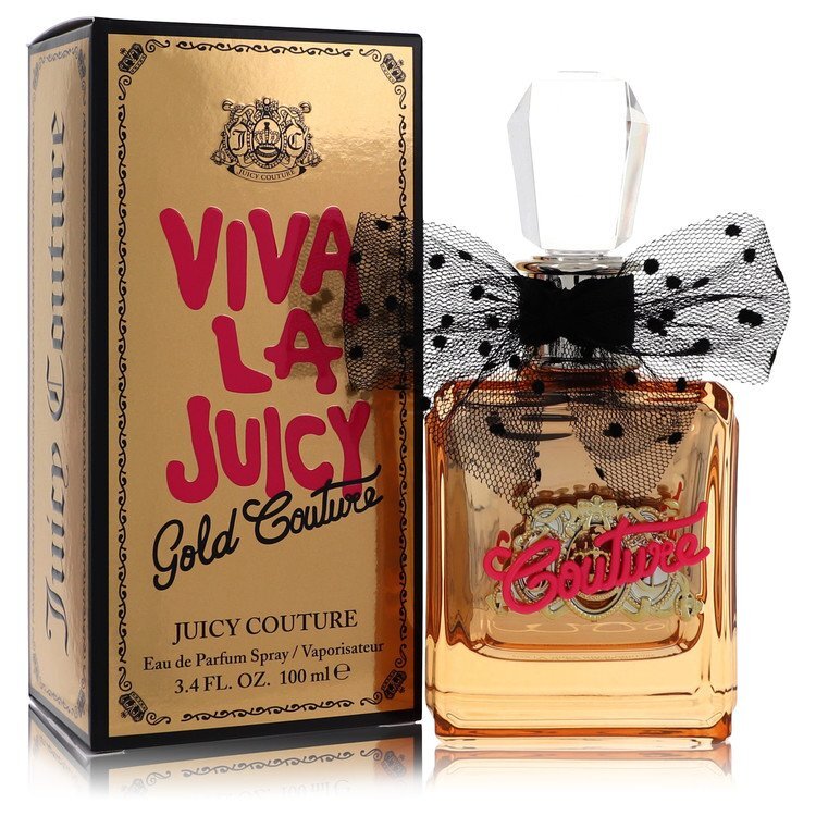 Viva La Juicy Gold Couture by Juicy Couture Eau De Parfum Spray 3.4 oz (Women) Juicy Couture Juicy Couture