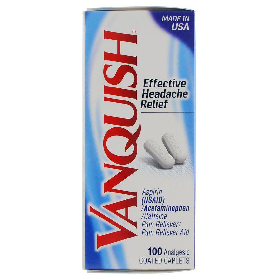 Vanquish Headache Relief Caplets Medicine & Drugs Pasteur Pharmacy