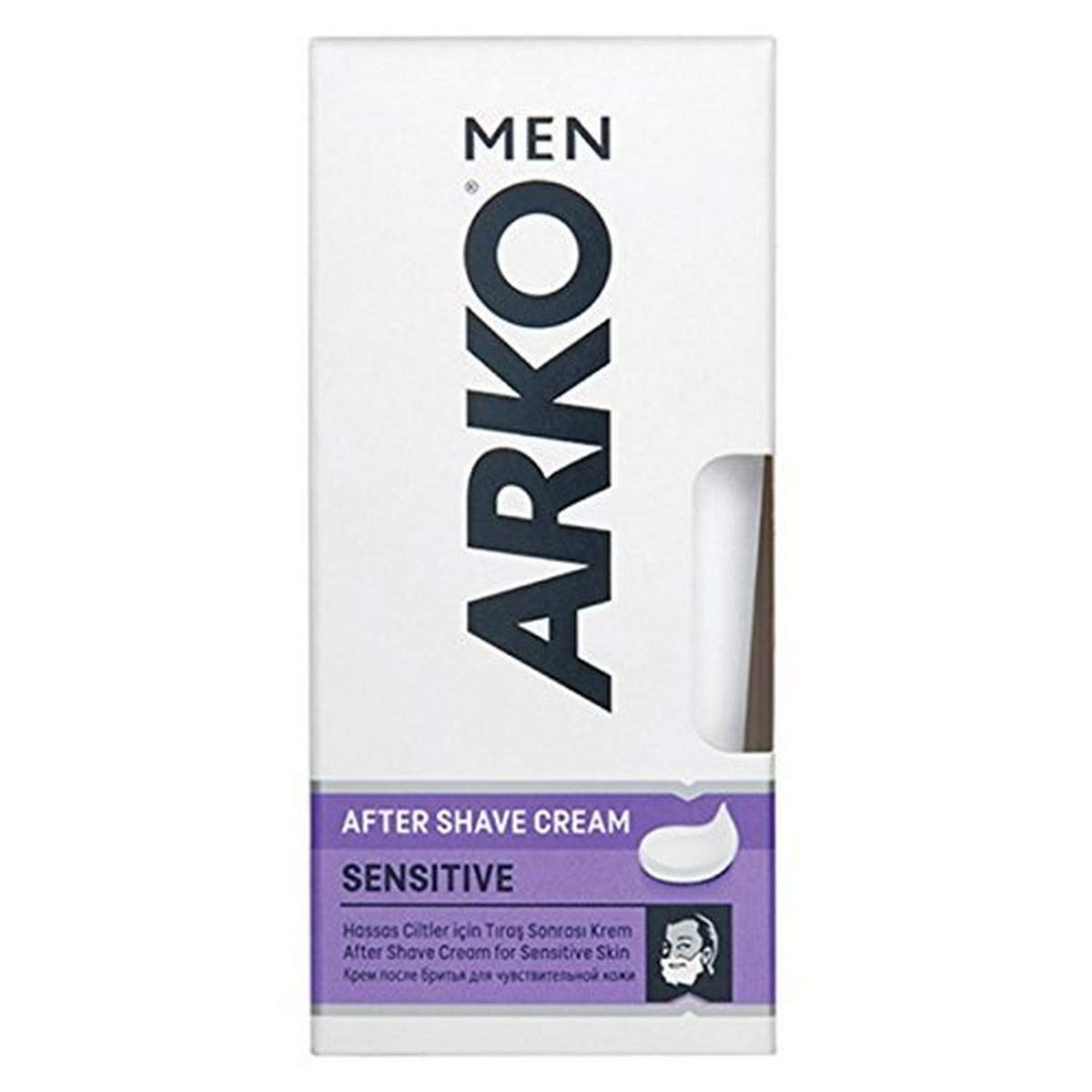 Arko Men Sensitive Post Shave Cream 50ml - Soothing Formula | Men’s Grooming