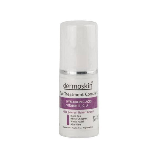Dermoskin Eye Cream - Natural Anti-Aging Eye Care with Hyaluronic Acid & Aloe Vera
