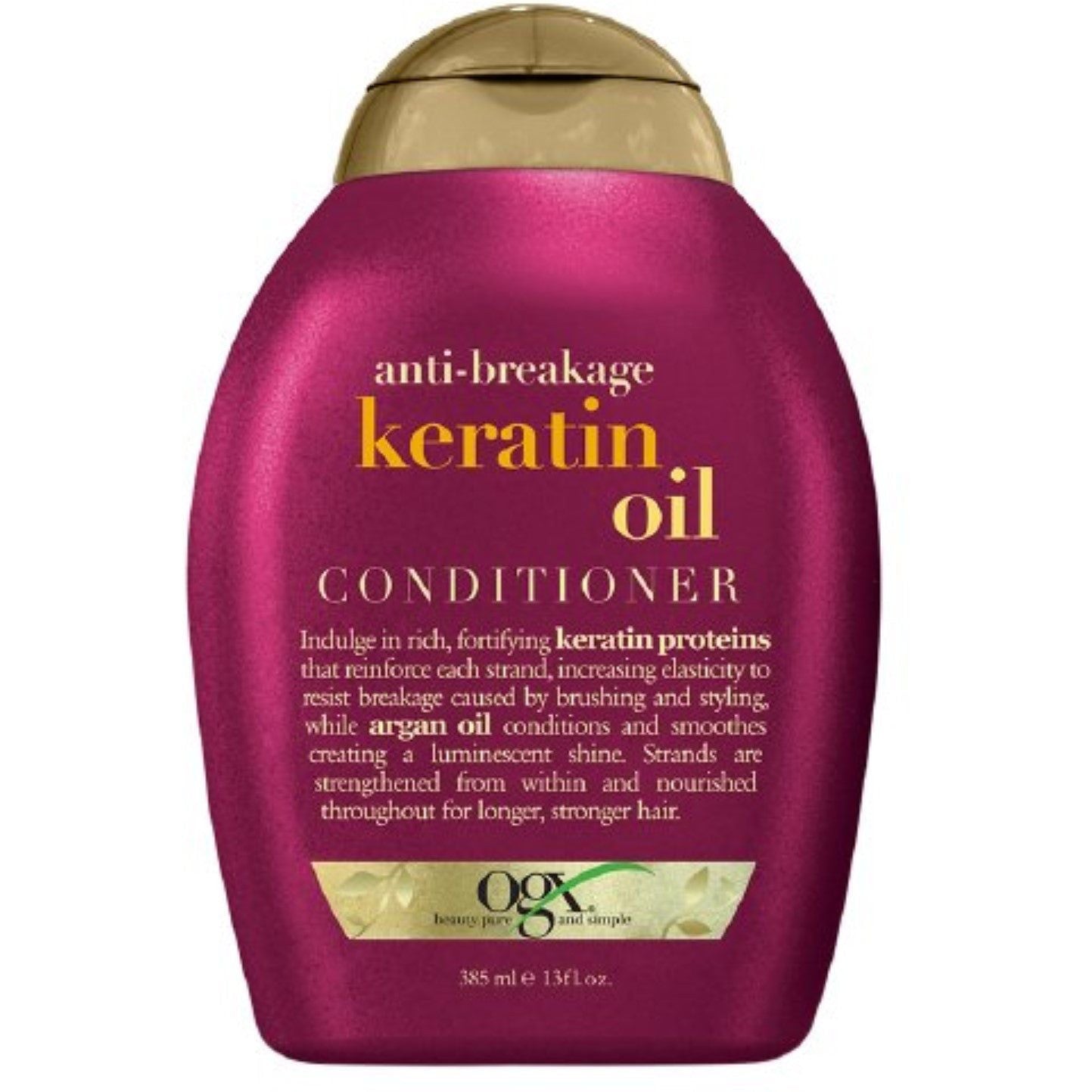 OGX Anti-Breakage Keratin Oil Conditioner For Dry, Damaged Hair - Anti-Frizz - 13 Fl Oz Conditioners Pasteur Pharmacy