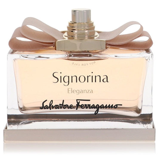 Signorina Eleganza by Salvatore Ferragamo Eau De Parfum Spray (Tester) 3.4 oz (Women) Salvatore Ferragamo Salvatore Ferragamo