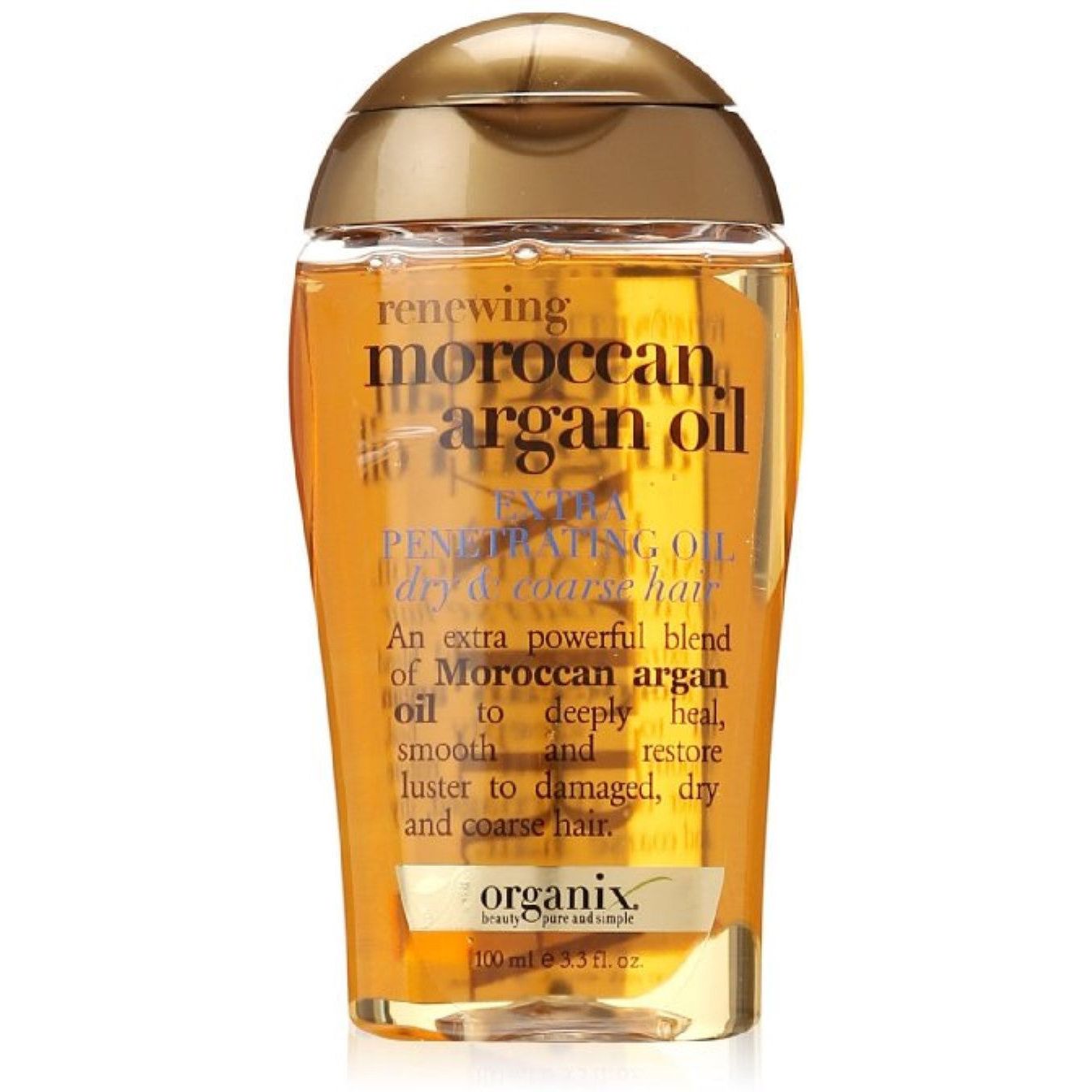 OGX Renewing Moroccan Argan Oil Extra Penetrating Oil, Dry & Course Hair, 3.3 Oz Hair Oil Pasteur Pharmacy