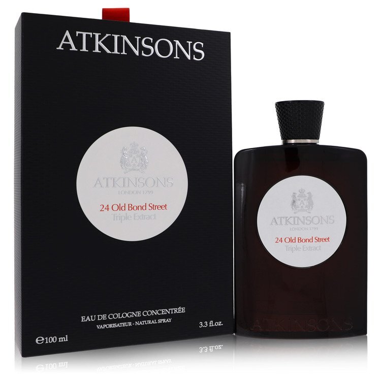 24 Old Bond Street Triple Extract by Atkinsons Eau De Cologne Concentree Spray 3.3 oz (Men) Atkinsons Atkinsons