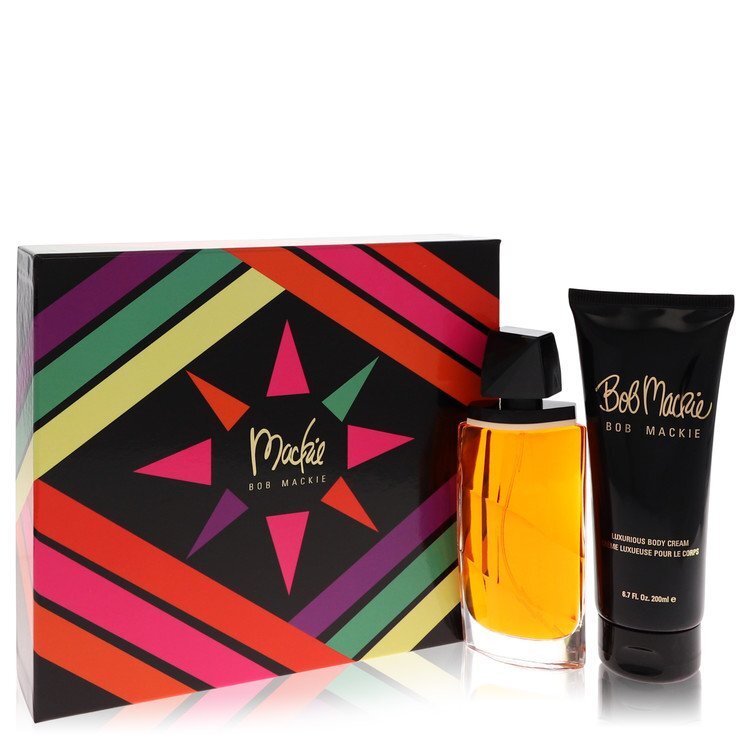 Mackie by Bob Mackie Gift Set -- 3.4 oz Eau De Toilette Spray + 6.8 oz Body Cream (Women) Bob Mackie Bob Mackie