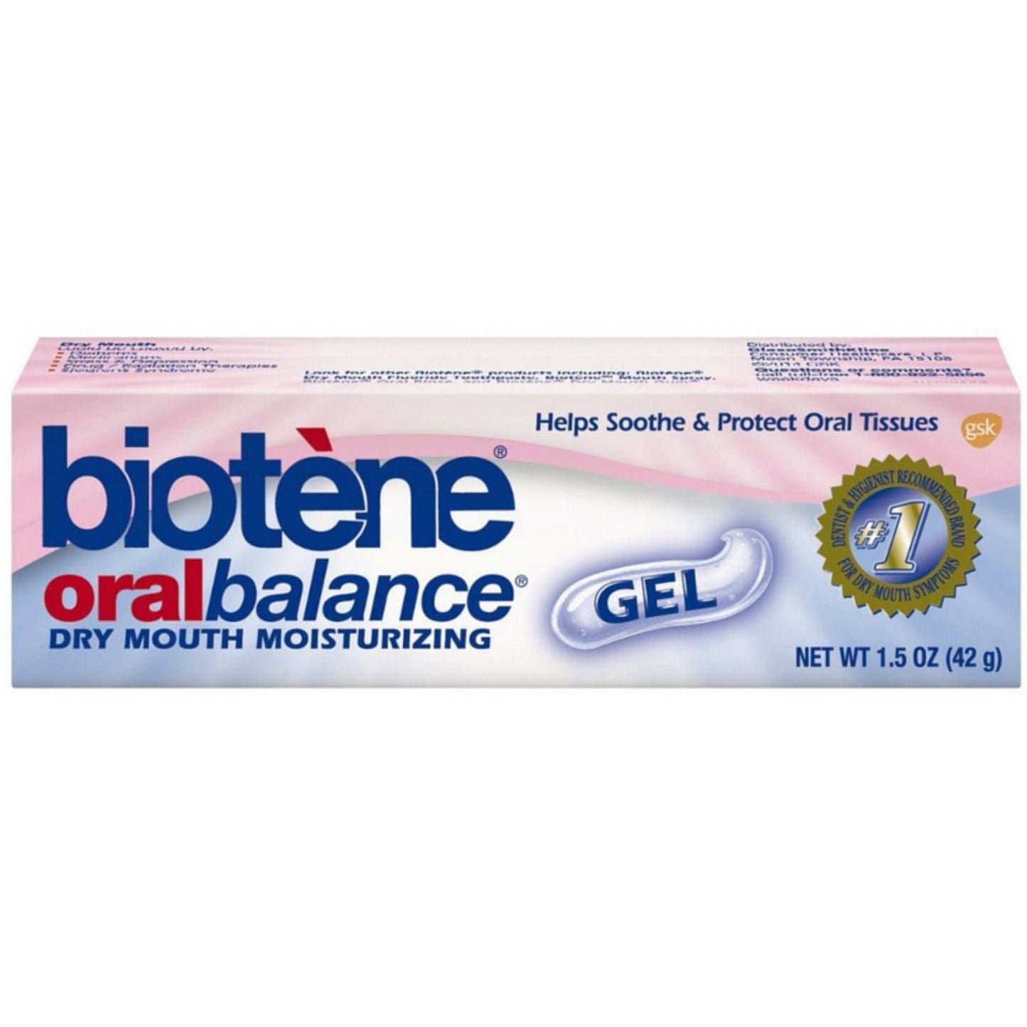 Biotene Oral Balance Moisturizing Gel And Dry Mouth Gel, Flavor Free 1.5 Oz Oral Care Pasteur Pharmacy