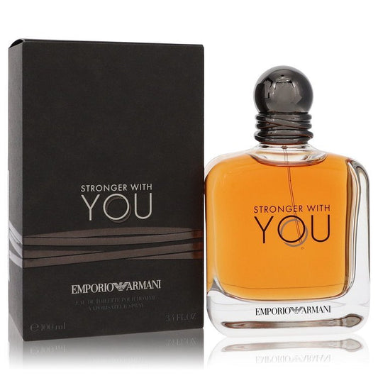 Stronger With You by Giorgio Armani Eau De Toilette Spray 3.4 oz (Men) Giorgio Armani Giorgio Armani