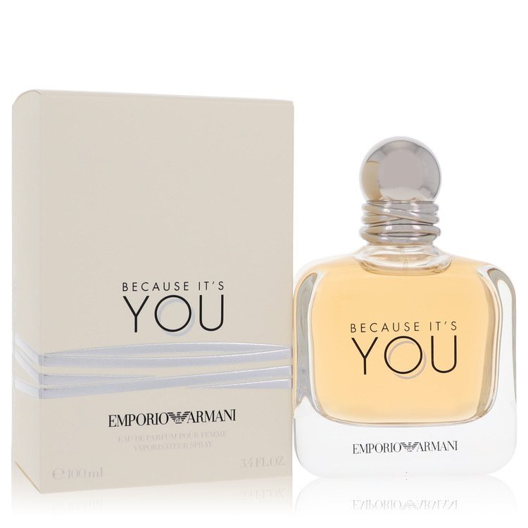 Because It's You by Giorgio Armani Eau De Parfum Spray 3.4 oz (Women) Giorgio Armani Giorgio Armani