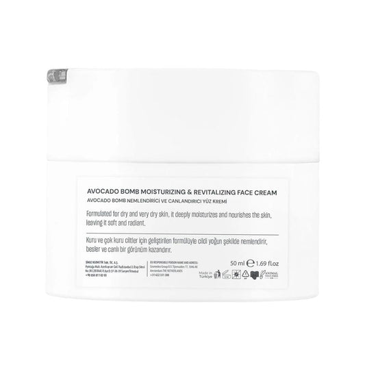 Sinoz Avocado Bomb Hydrating & Revitalizing Face Cream 50 ml