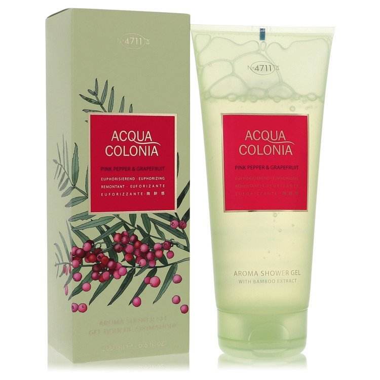4711 Acqua Colonia Pink Pepper & Grapefruit Shower Gel 6.8 oz for Women 4711 4711