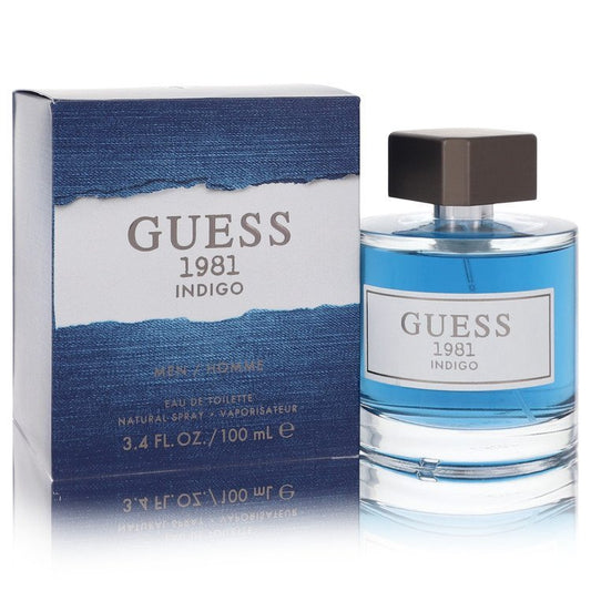Guess 1981 Indigo by Guess Eau De Toilette Spray 3.4 oz (Men) Guess Guess