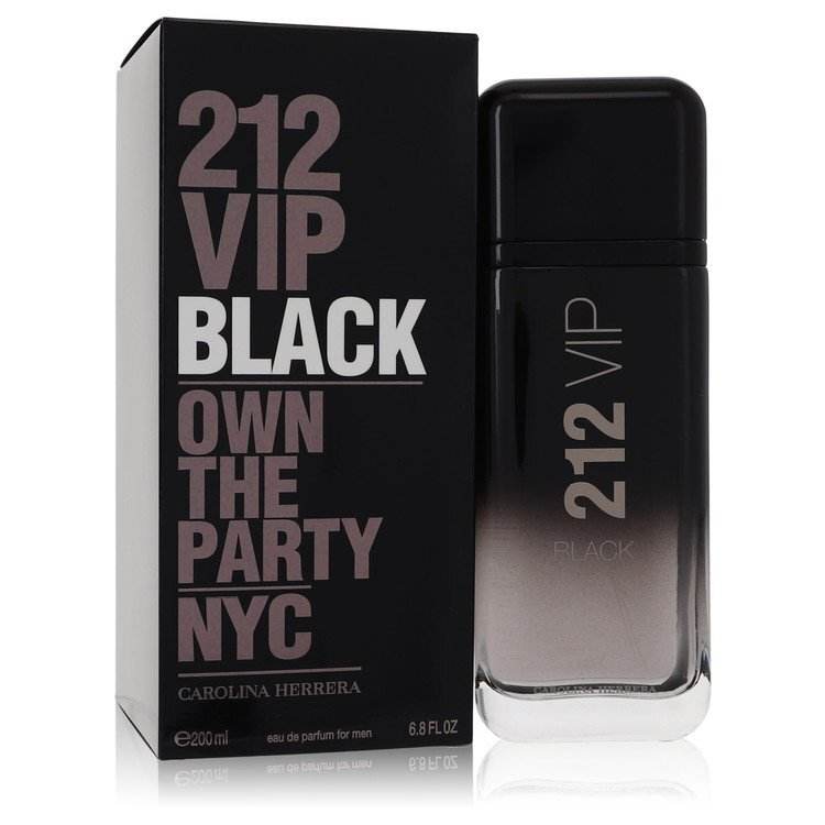 212 VIP Black by Carolina Herrera Eau De Parfum Spray 6.8 oz (Men) Carolina Herrera Carolina Herrera